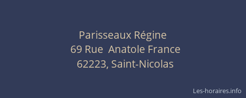 Parisseaux Régine