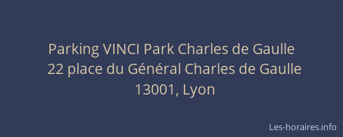 Parking VINCI Park Charles de Gaulle