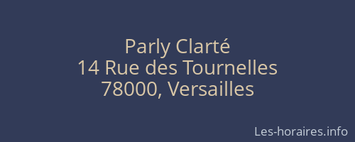 Parly Clarté