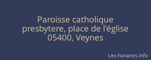 Paroisse catholique