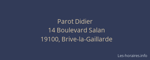 Parot Didier