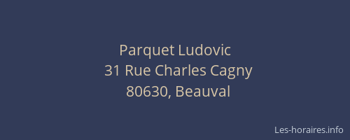 Parquet Ludovic
