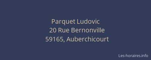 Parquet Ludovic