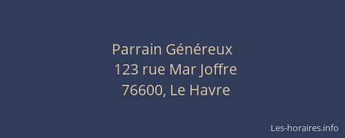 Parrain Généreux