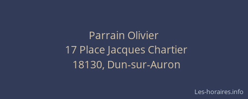 Parrain Olivier
