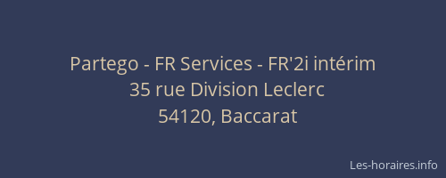 Partego - FR Services - FR'2i int&eacute;rim
