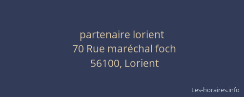partenaire lorient