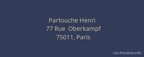 Partouche Henri