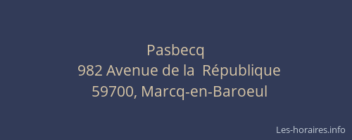 Pasbecq