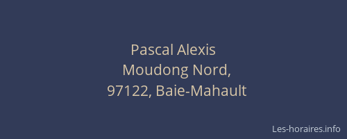 Pascal Alexis
