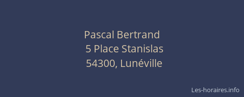 Pascal Bertrand