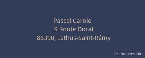 Pascal Carole