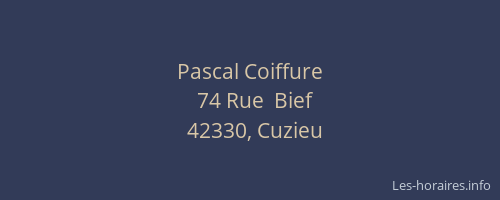 Pascal Coiffure