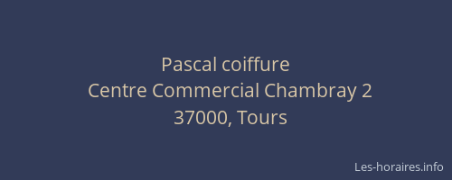 Pascal coiffure