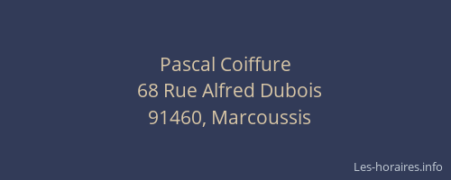 Pascal Coiffure
