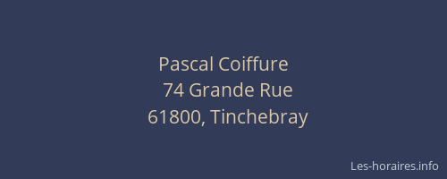 Pascal Coiffure