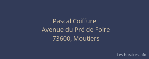 Pascal Coiffure