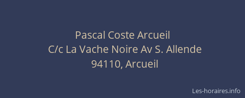 Pascal Coste Arcueil
