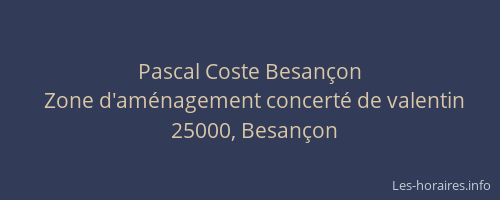 Pascal Coste Besançon