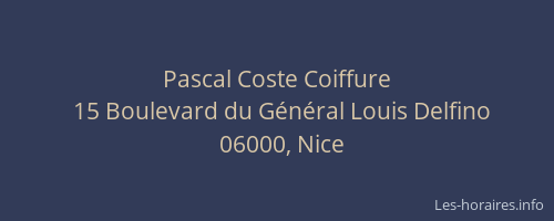 Pascal Coste Coiffure