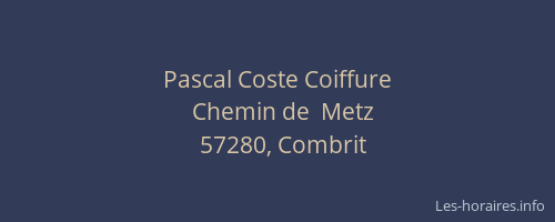 Pascal Coste Coiffure