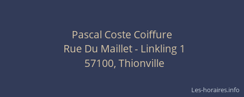Pascal Coste Coiffure