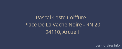 Pascal Coste Coiffure