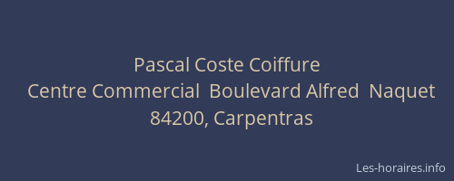 Pascal Coste Coiffure