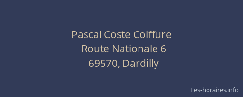 Pascal Coste Coiffure