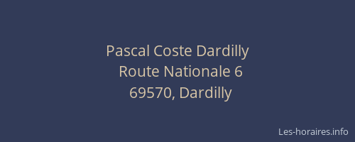 Pascal Coste Dardilly