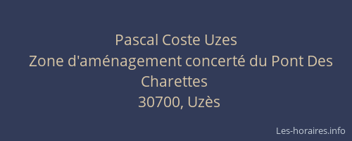 Pascal Coste Uzes