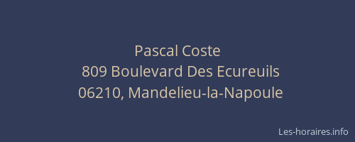 Pascal Coste