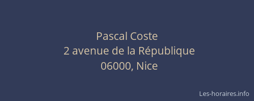 Pascal Coste