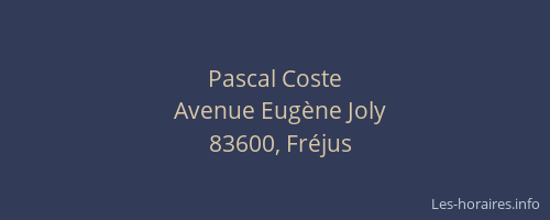Pascal Coste