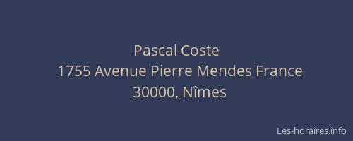 Pascal Coste