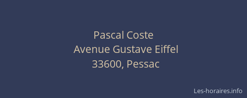 Pascal Coste