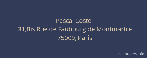 Pascal Coste