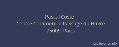 Pascal Coste
