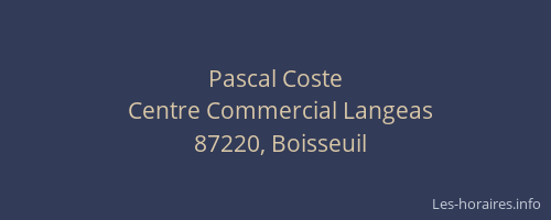 Pascal Coste