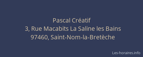Pascal Cr&eacute;atif