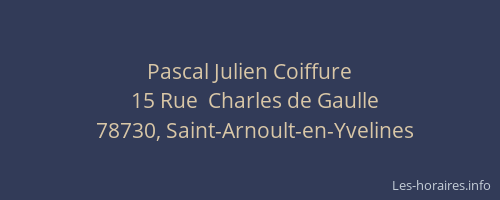 Pascal Julien Coiffure