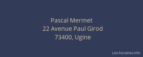 Pascal Mermet