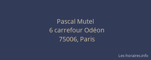 Pascal Mutel