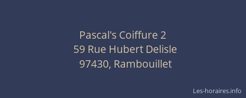 Pascal's Coiffure 2