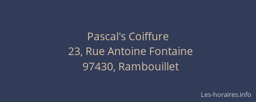 Pascal's Coiffure