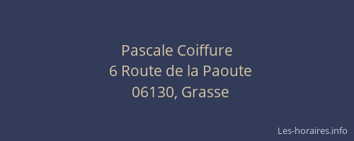 Pascale Coiffure