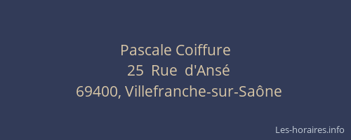 Pascale Coiffure