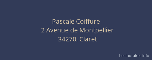 Pascale Coiffure