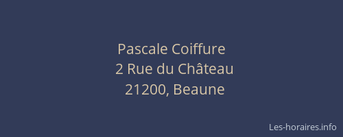 Pascale Coiffure