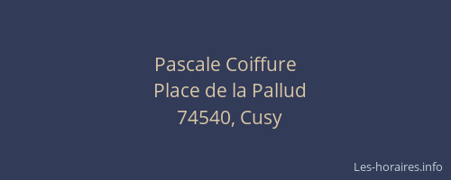 Pascale Coiffure